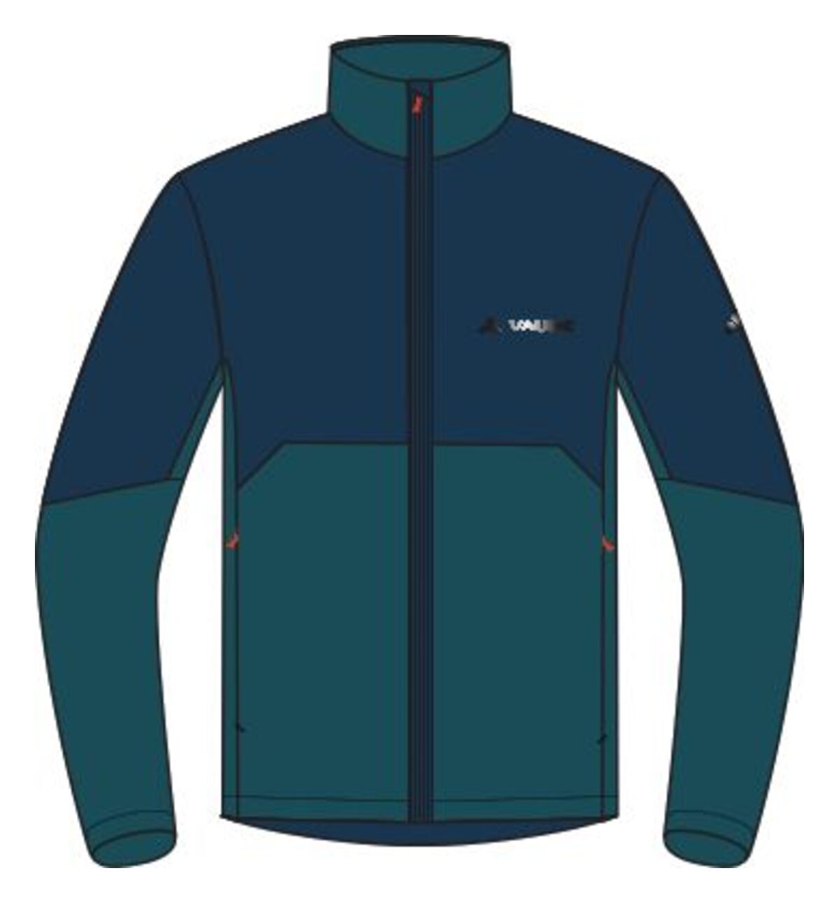 VAUDE Yaras Light Veste hommes turquoise