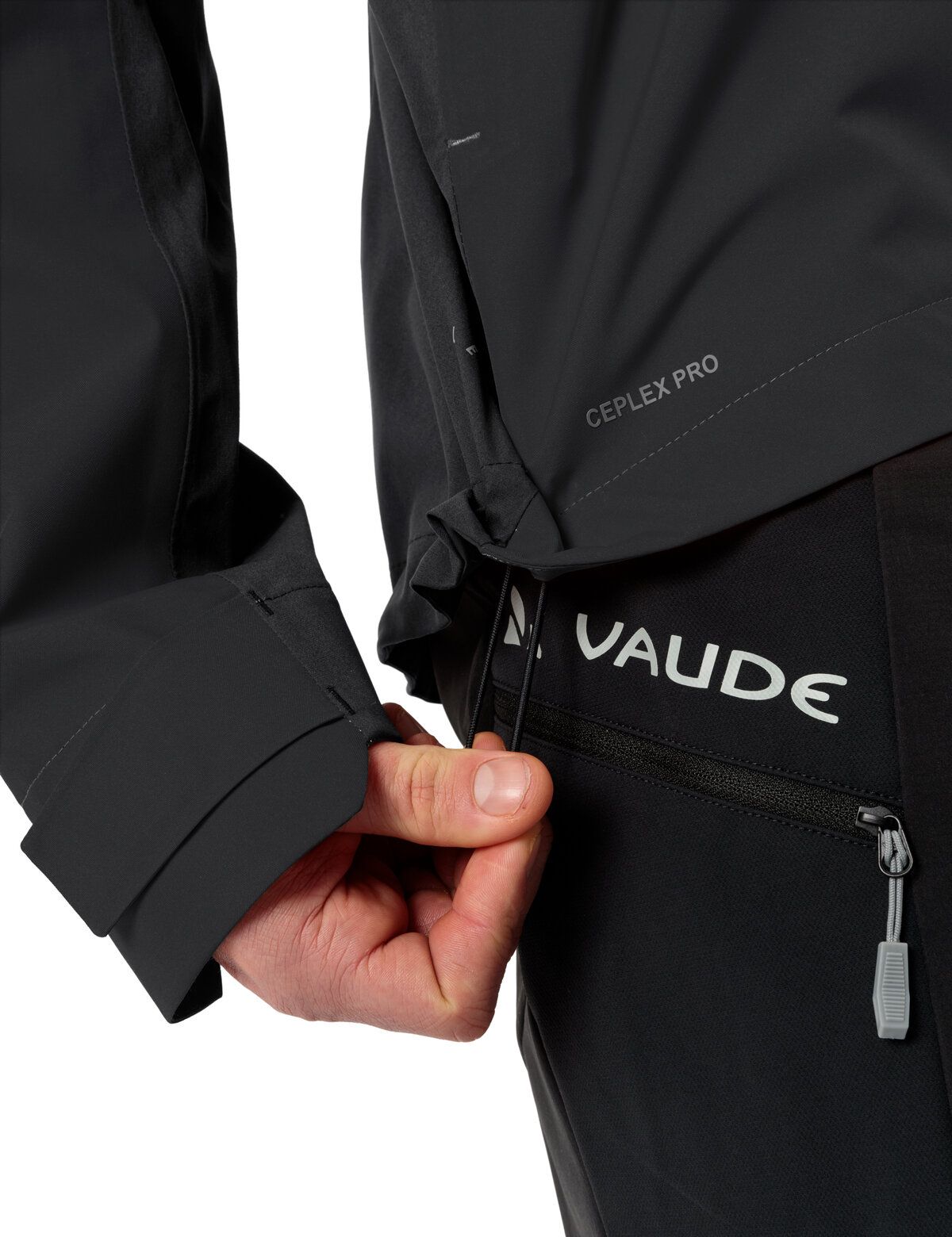 VAUDE Moab Pro Veste de pluie Homme, noir