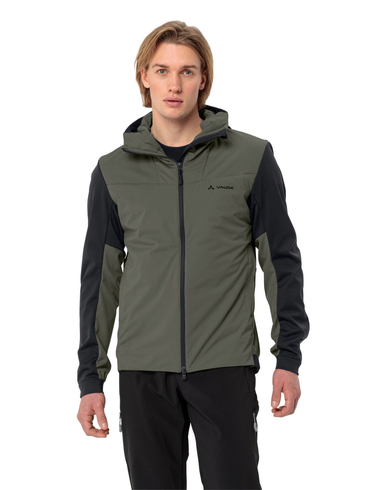 VAUDE Moab Veste Softshell Rembourrée Homme, kaki