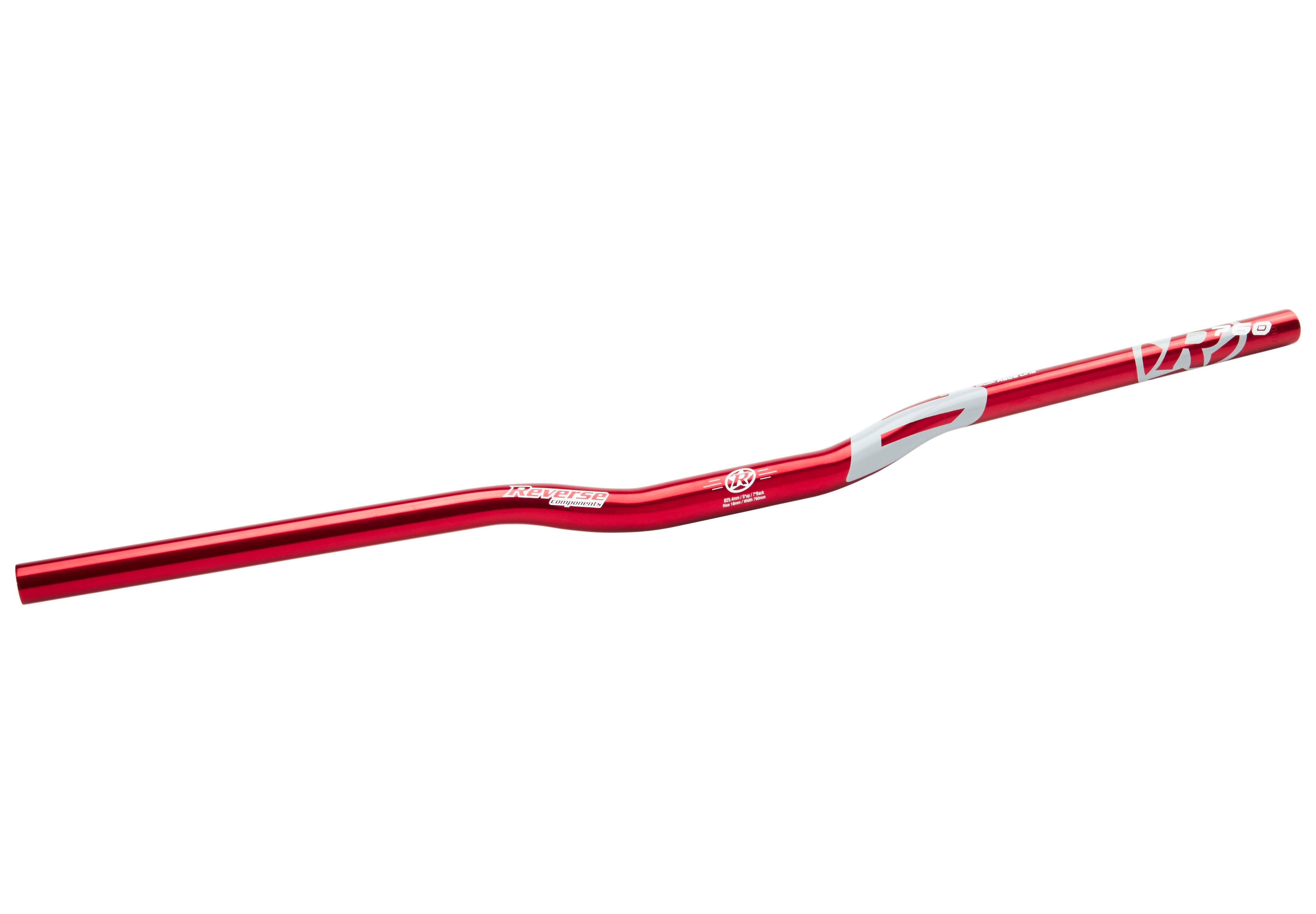 Guidon Reverse Base 25,4mm rouge