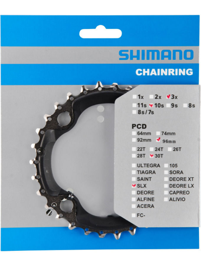 Shimano SLX FC-M672/FC-M622 plateau AN 96mm noir