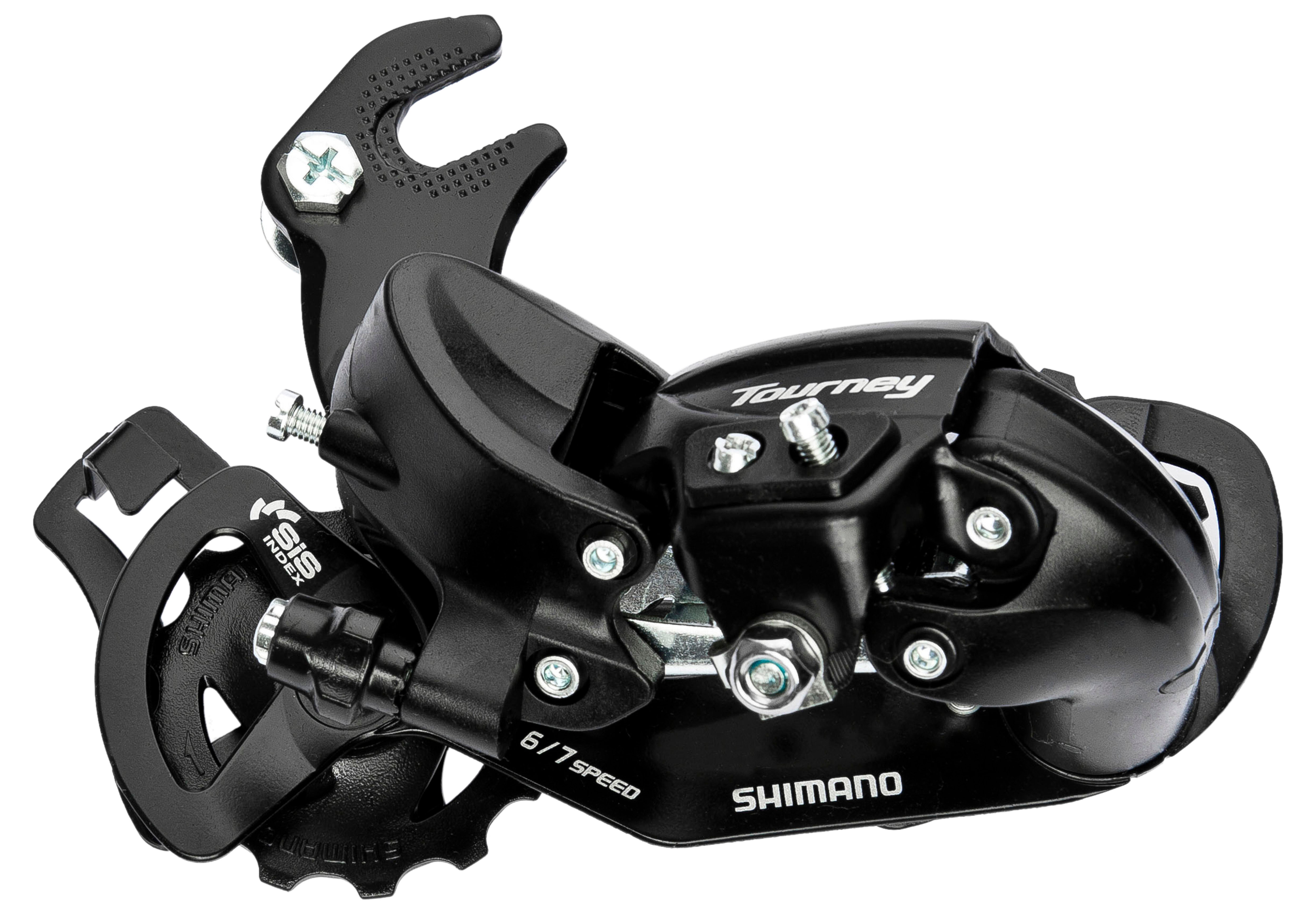 Dérailleur arrière Shimano Tourney RD-TY300 6/7 vitesses avec adaptateur noir