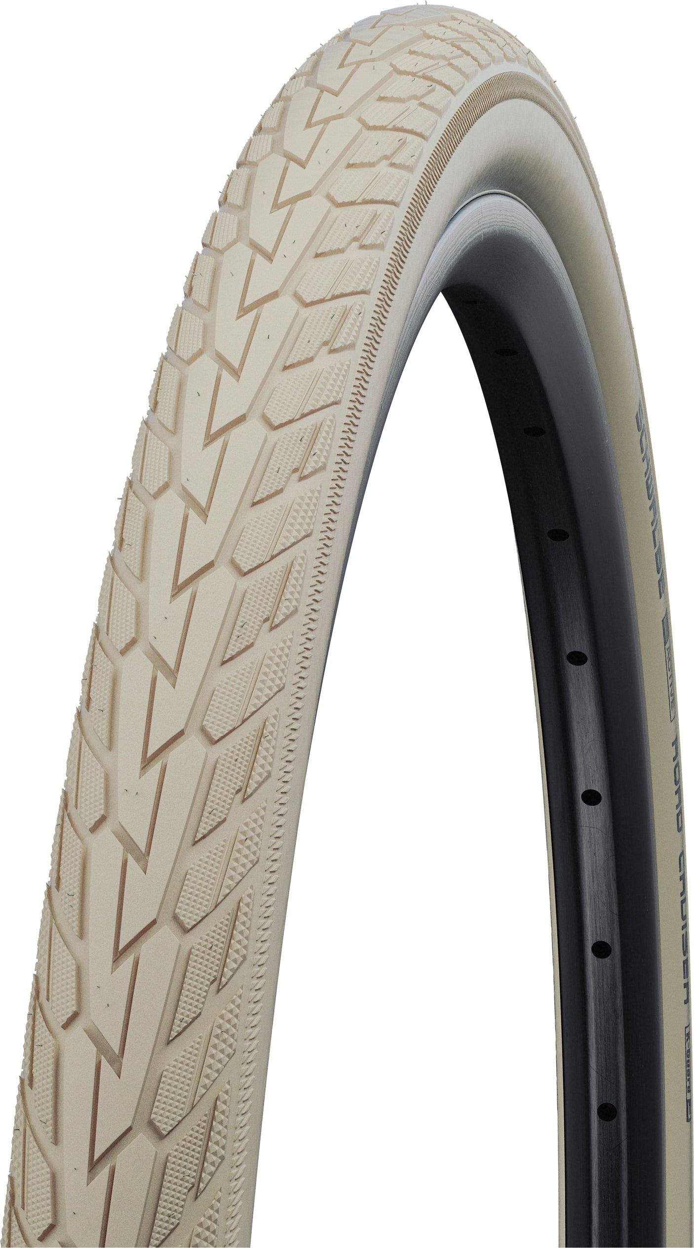 SCHWALBE Road Cruiser pneu à pneu 26x1.75" K-Guard Active Reflex beige