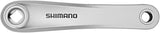 Pédalier Shimano FC-TY501 6/7/8 vitesses 42-34-24 dents avec anneau de protection de chaîne argent