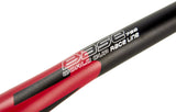 Guidon base inversée 790mm Ø31,8mm noir/rouge