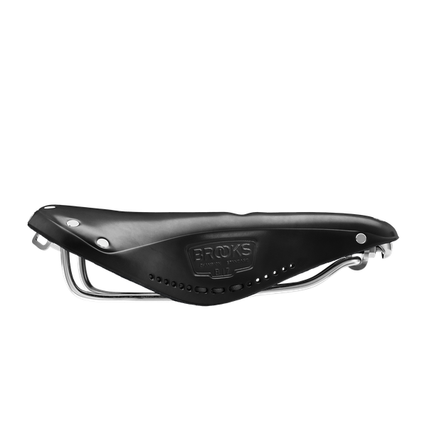 Selle Brooks B17 en cuir sculpté pour hommes, noir