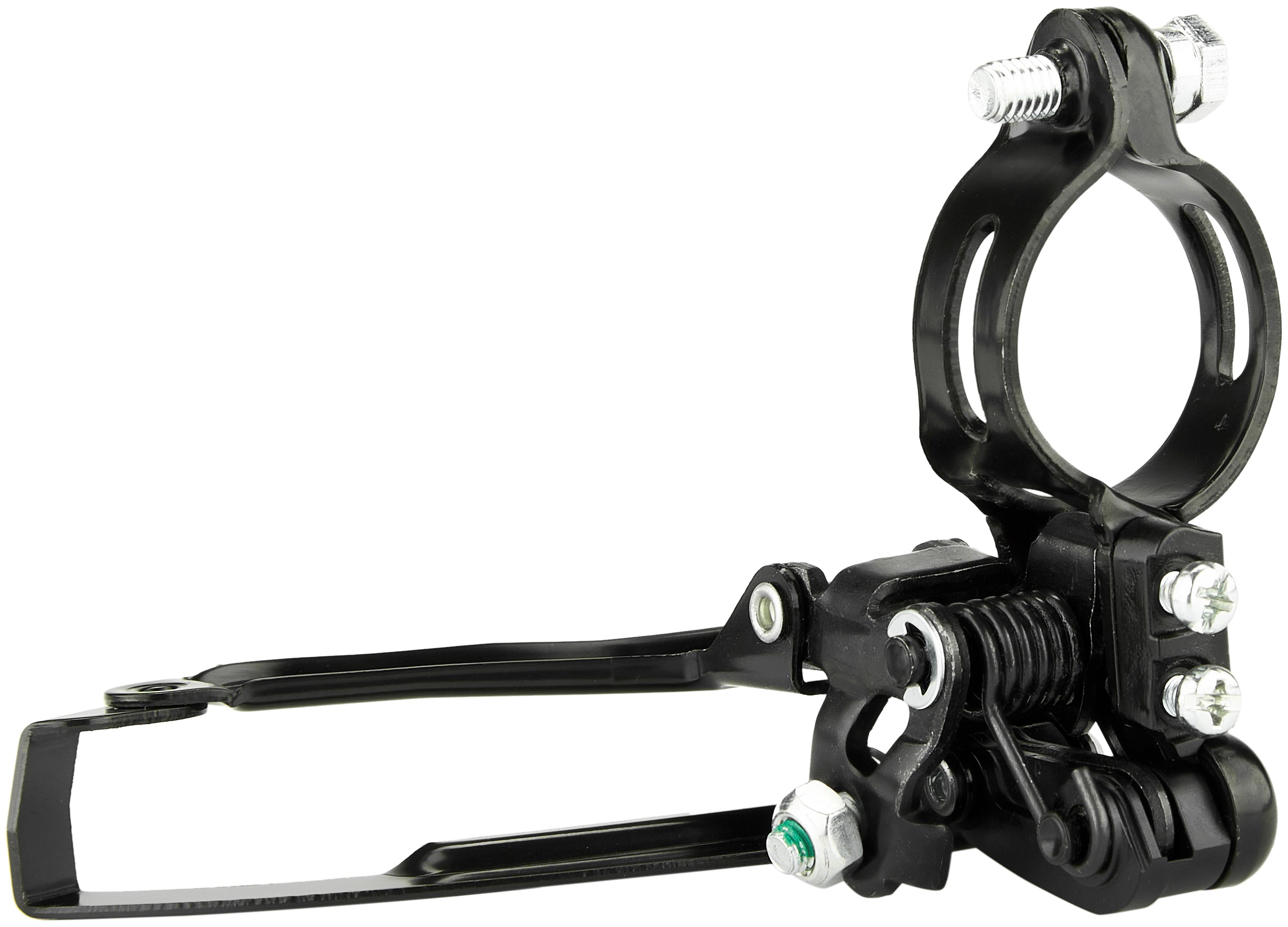 Dérailleur avant Shimano Tourney TZ FD-TZ510 3x6/7 vitesses, collier de serrage vers le bas, noir profond