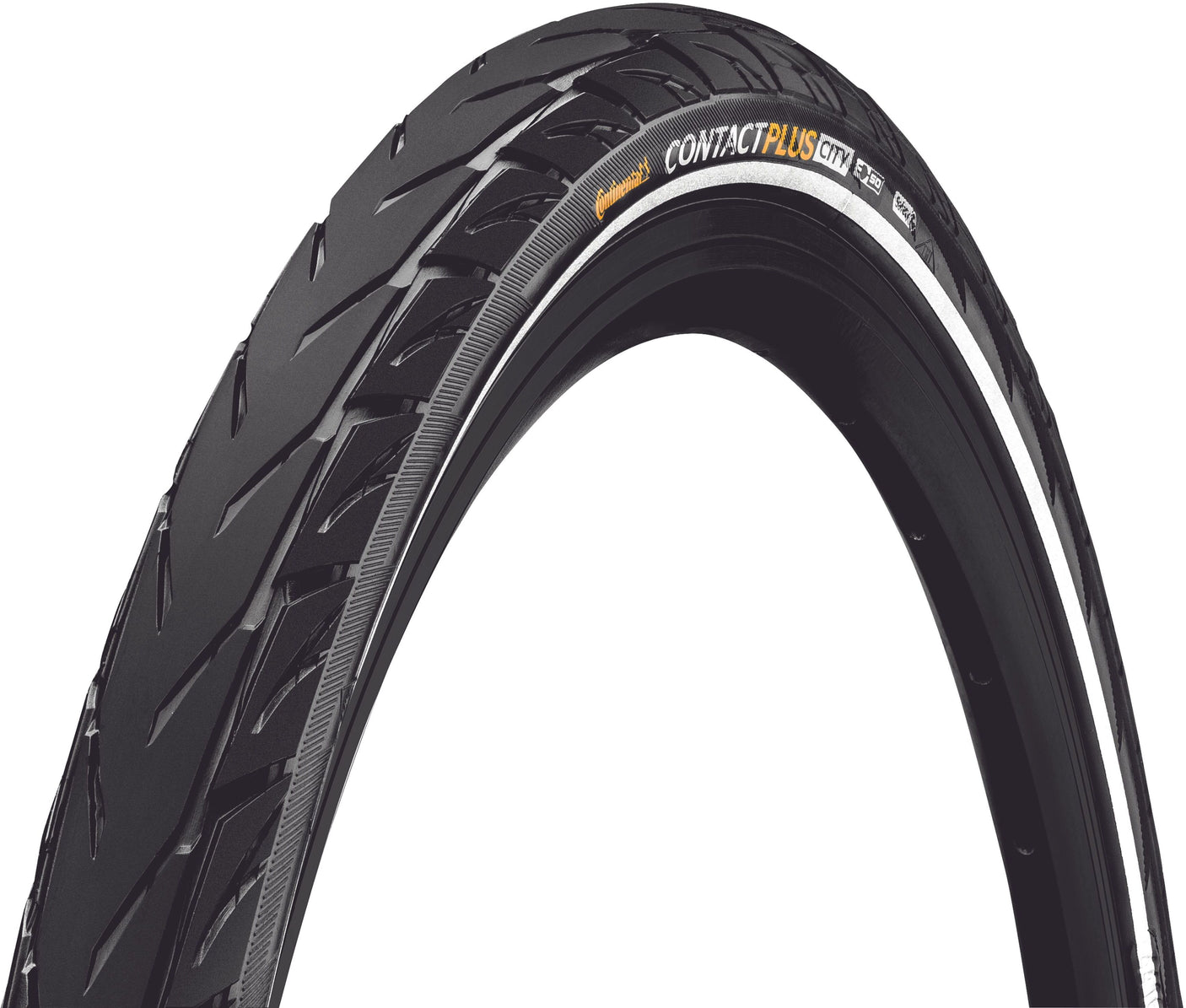 Continental Contact Plus City E-50 pneu rigide 28x1,60" reflex noir