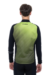 Gilet softshell CUBE BLACKLINE Sécurité noir et jaune fluo