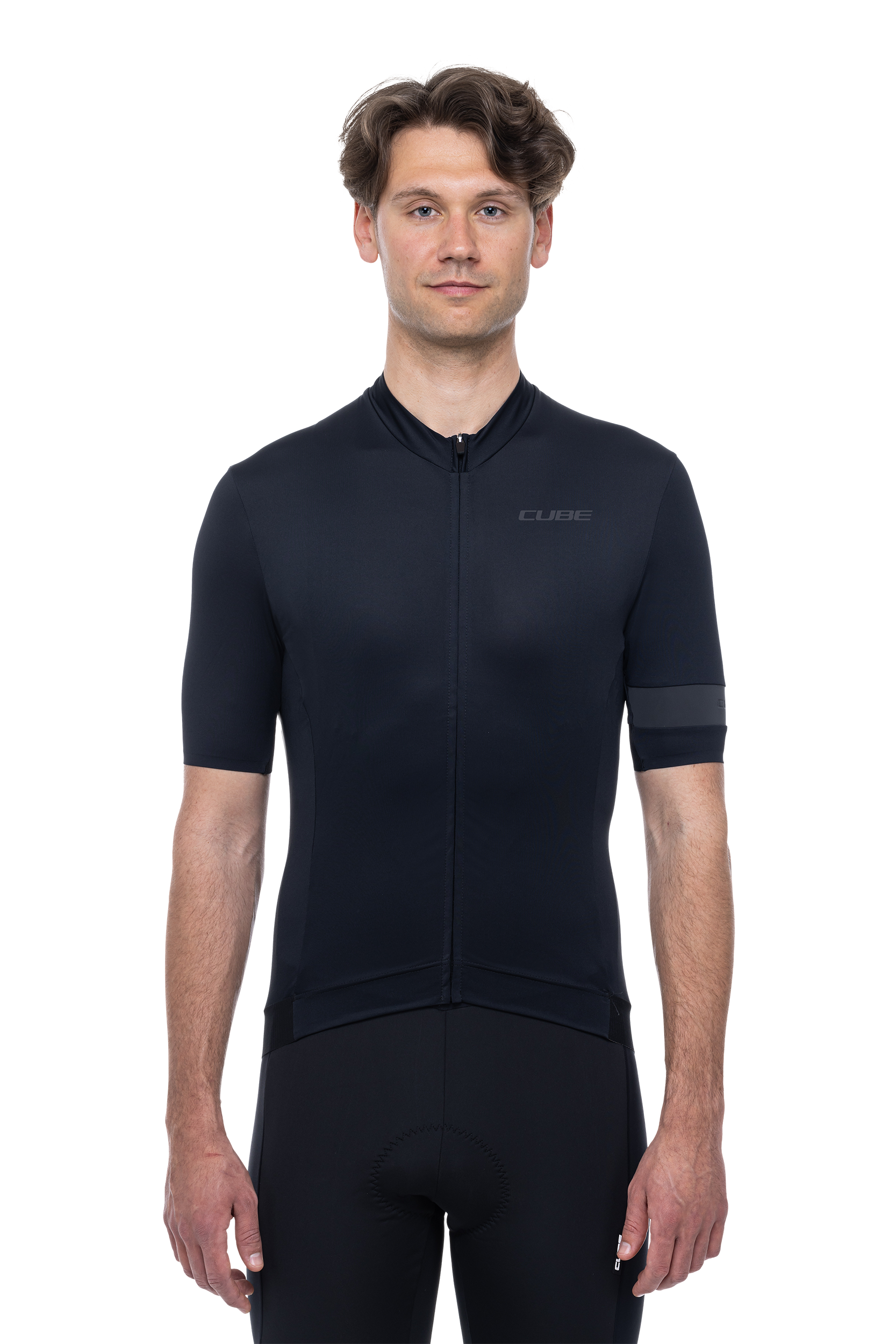 CUBE BLACKLINE maillot manches courtes noir homme