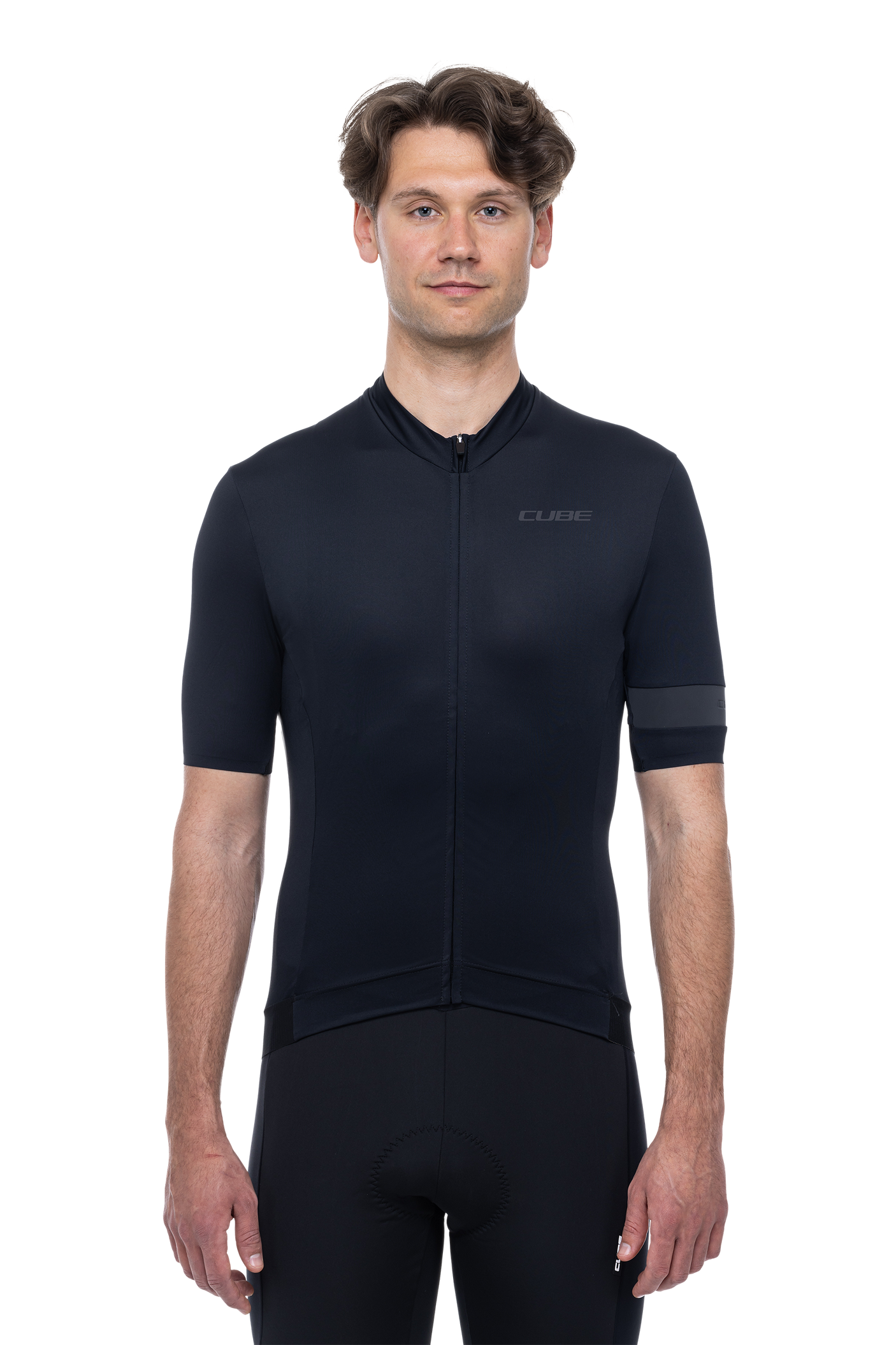 CUBE BLACKLINE maillot manches courtes noir homme