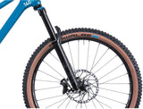 Cube Stereo 140 HPC Race 27.5 bleu profond et blanc