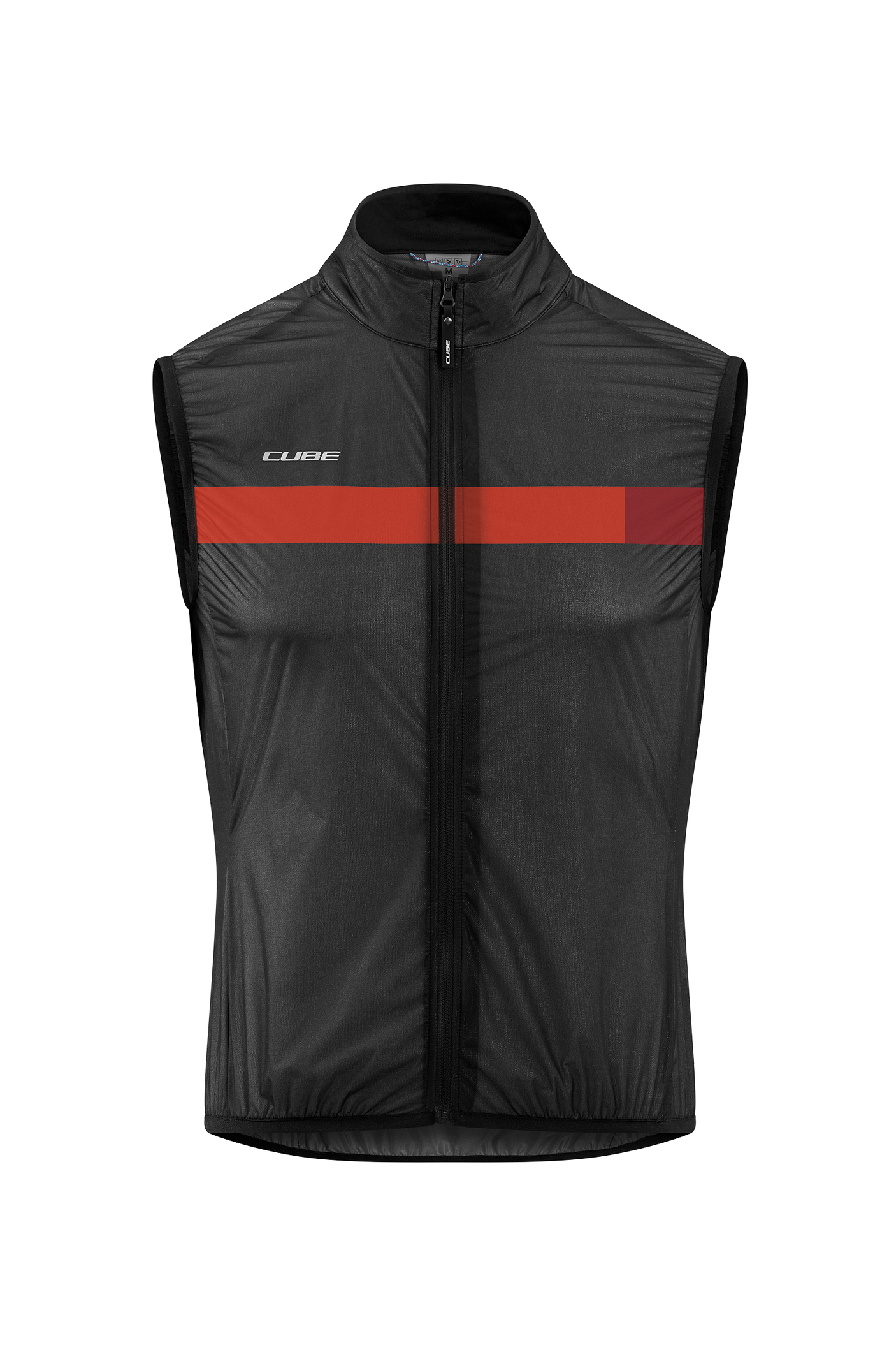 Gilet coupe-vent CUBE TEAMLINE noir