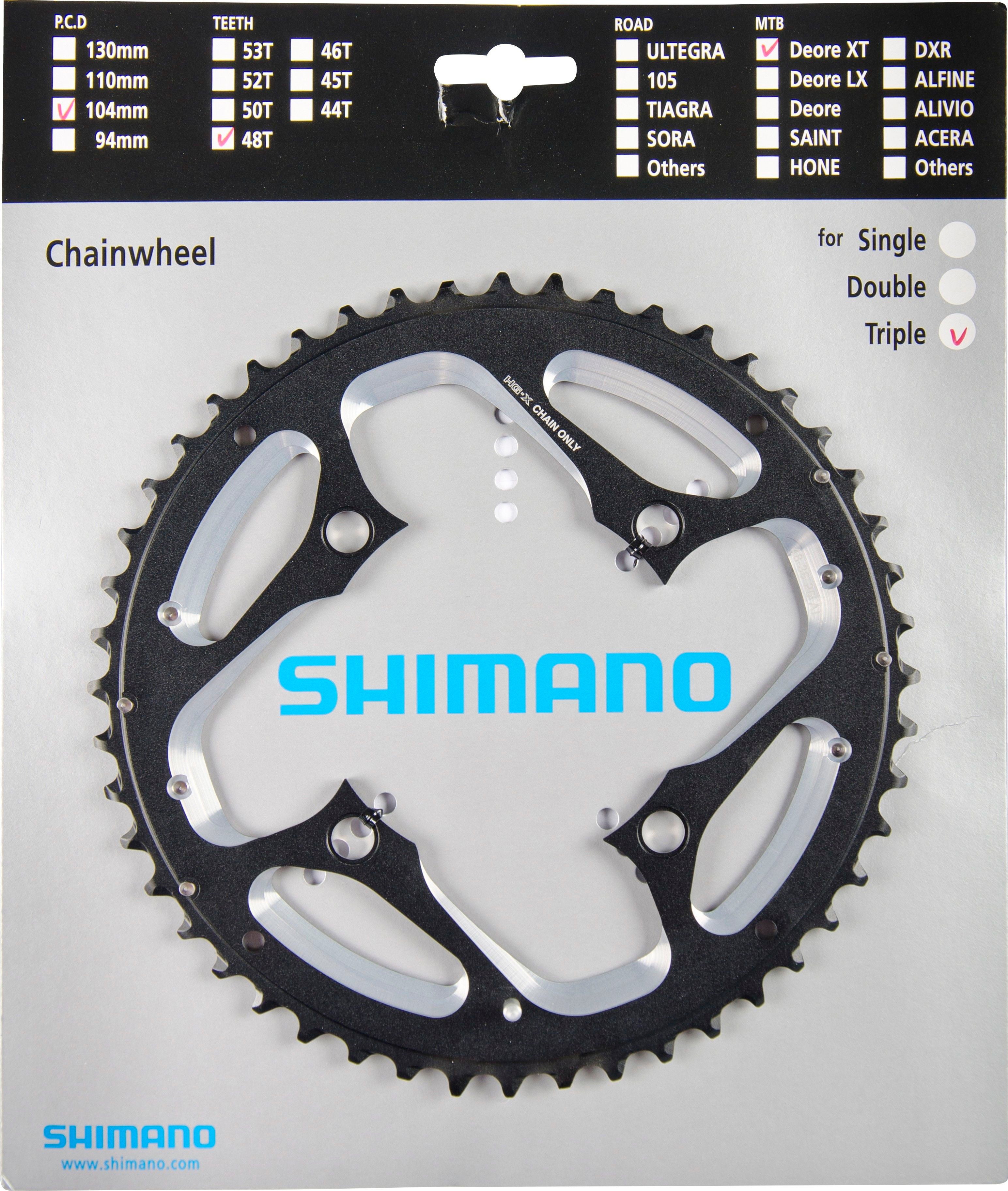 Plateau Shimano Deore XT Trekking FC-T780/FC-T781 AL 10 vitesses