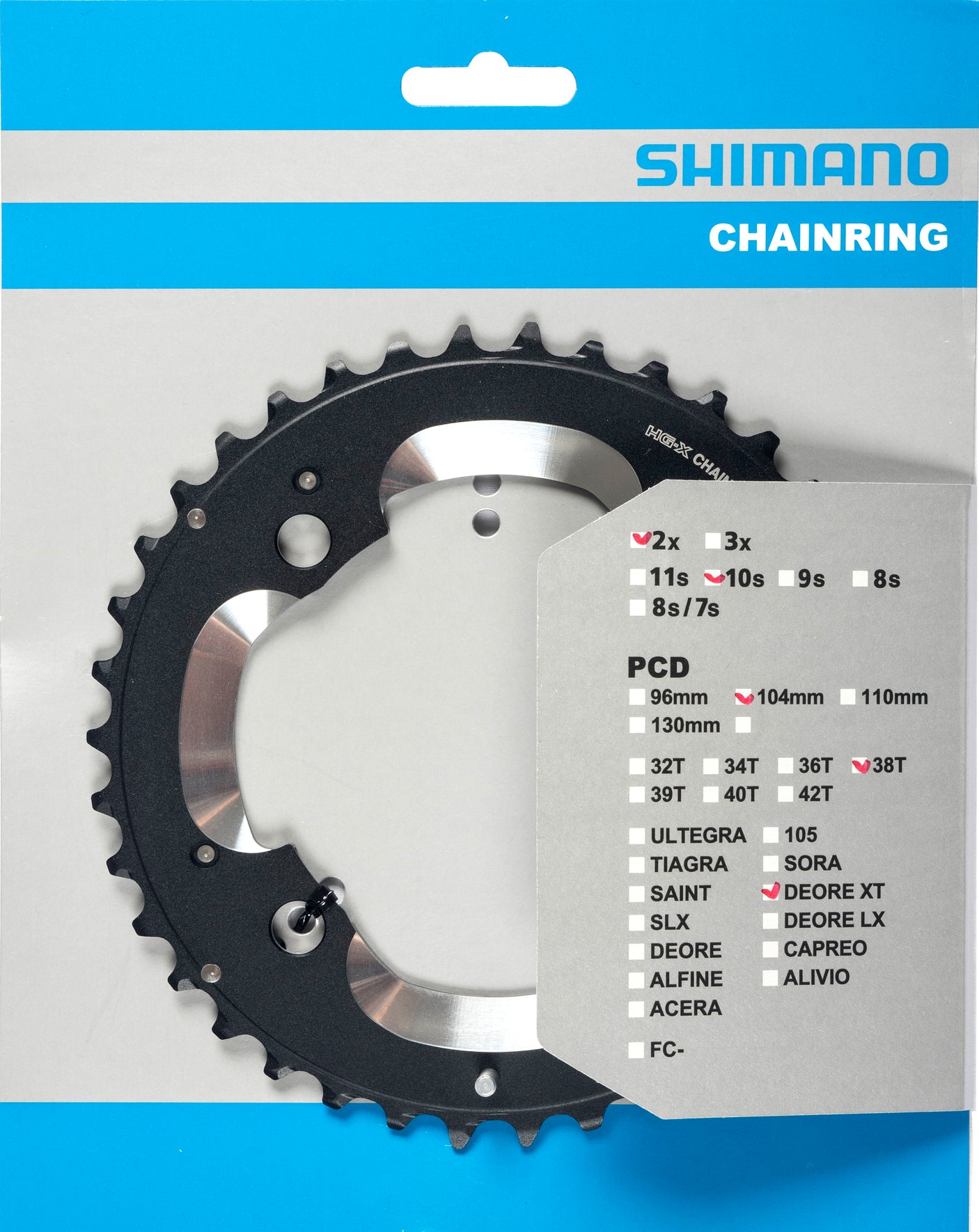 Plateau Shimano Deore XT FC-M785 AM 10 vitesses