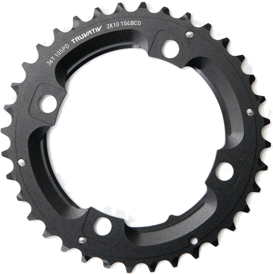 Plateau VTT SRAM 2x10 vitesses sans axe noir