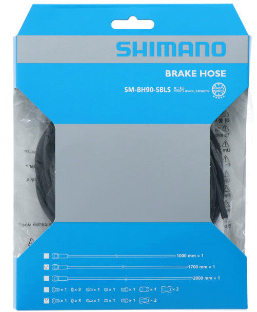 Durite de frein Shimano Deore XT SM-BH90-SBLS noir