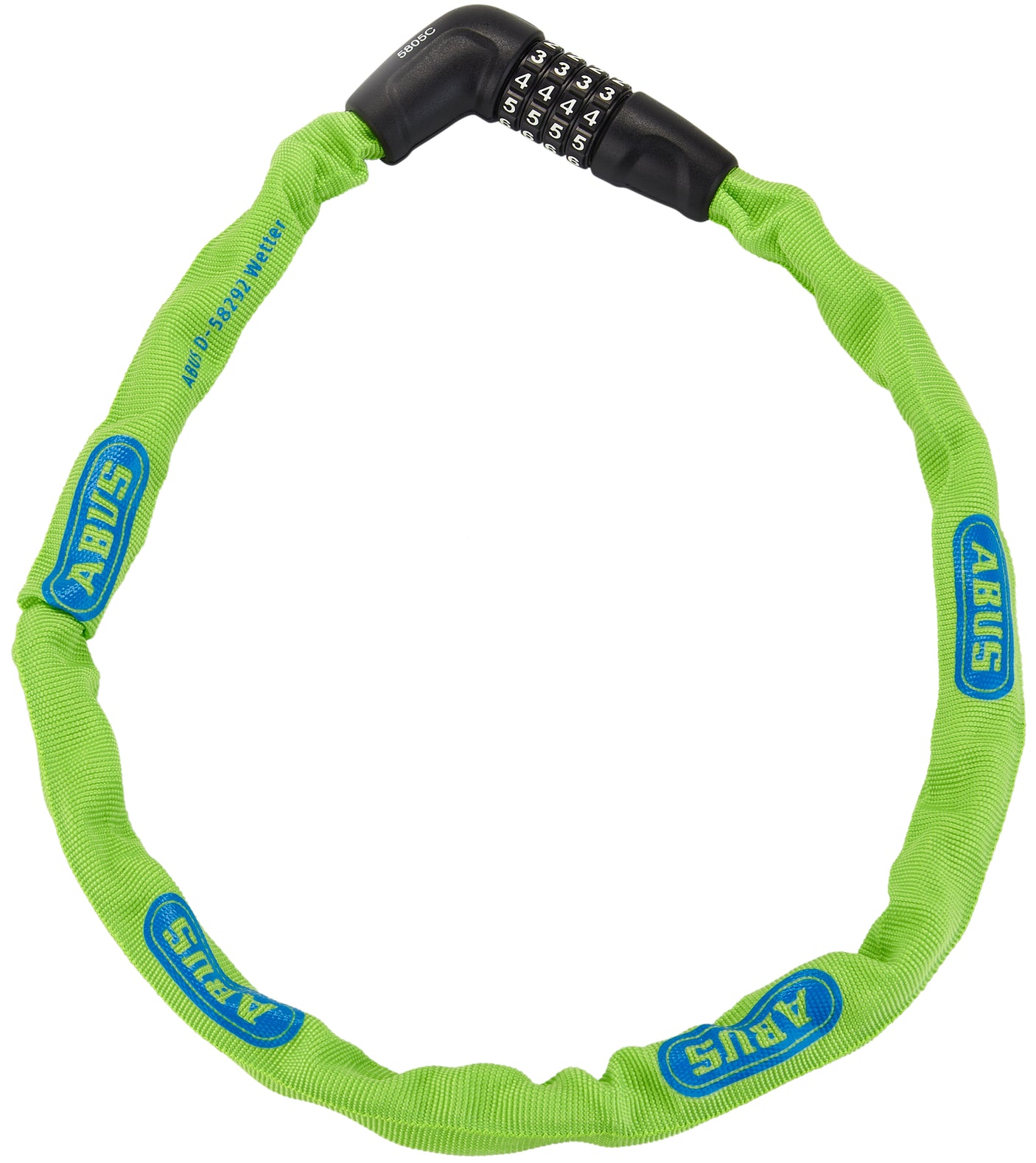 Antivol à chaîne ABUS Steel-O-Chain 5805C/75 citron vert