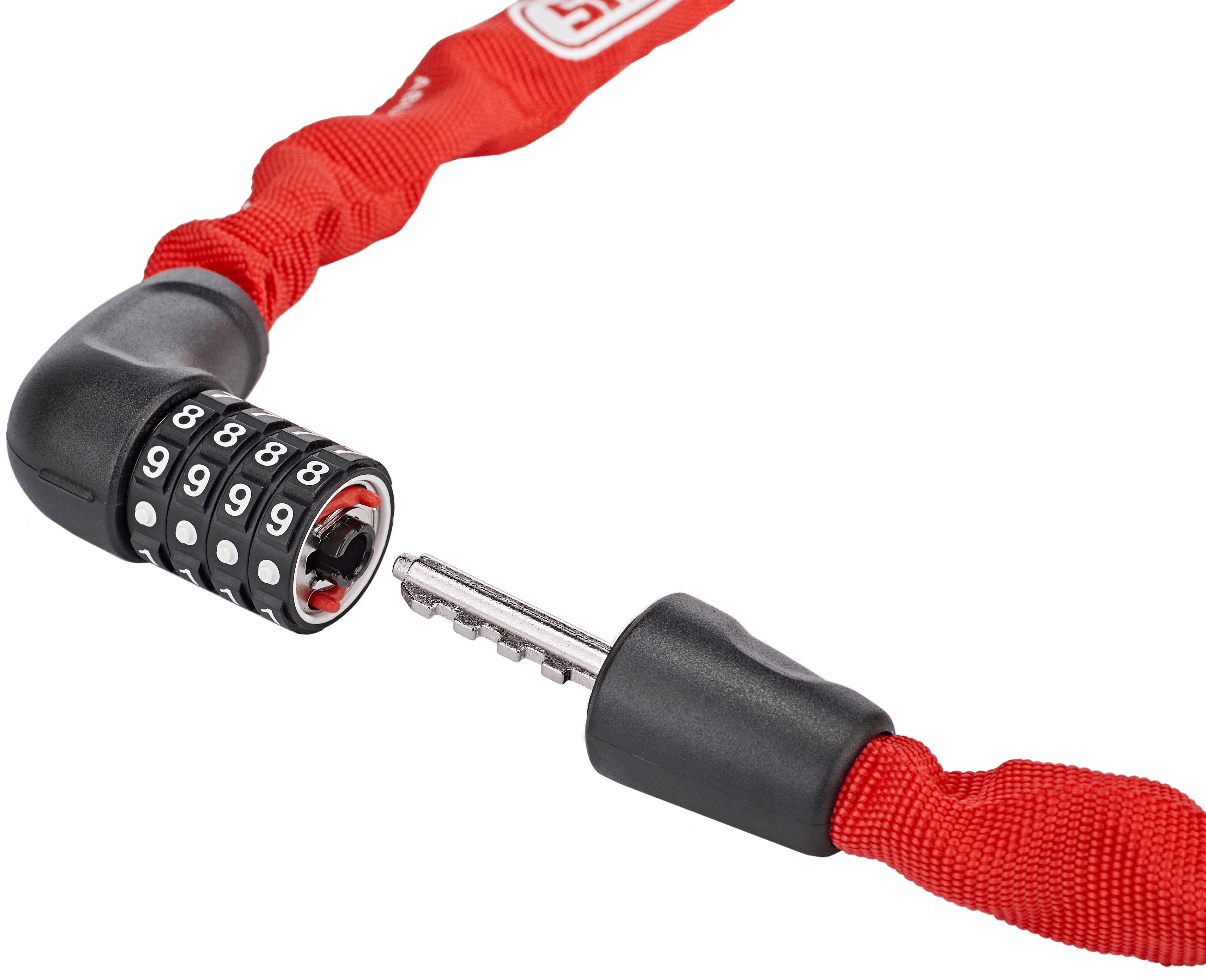 Antivol à chaîne ABUS 5805C Steel-O-Chain rouge