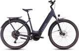 Cube Touring Hybrid Pro 625 Easy Entry gris métallisé et chrome (2025)