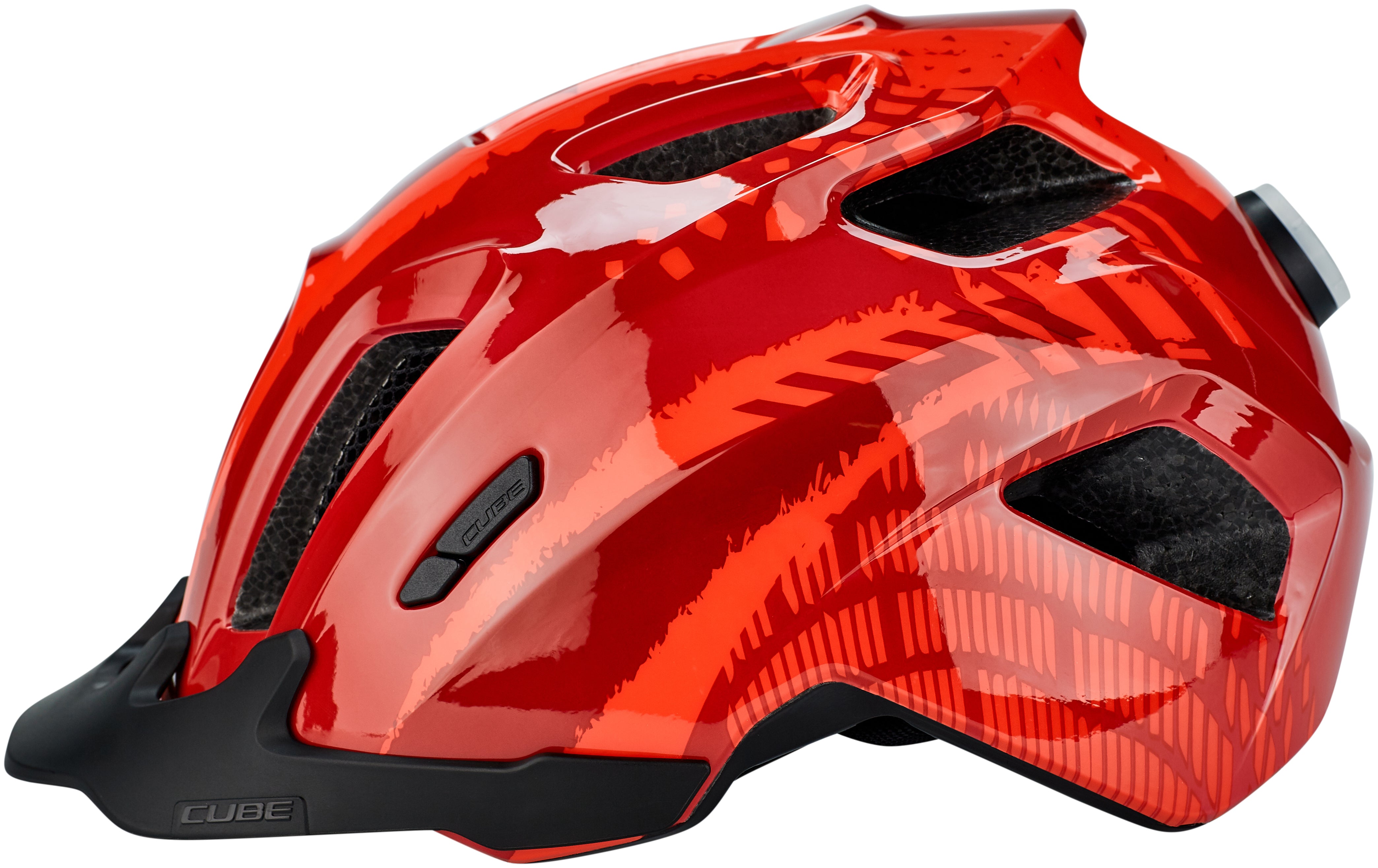 Casque CUBE ANT enfants rouge splash