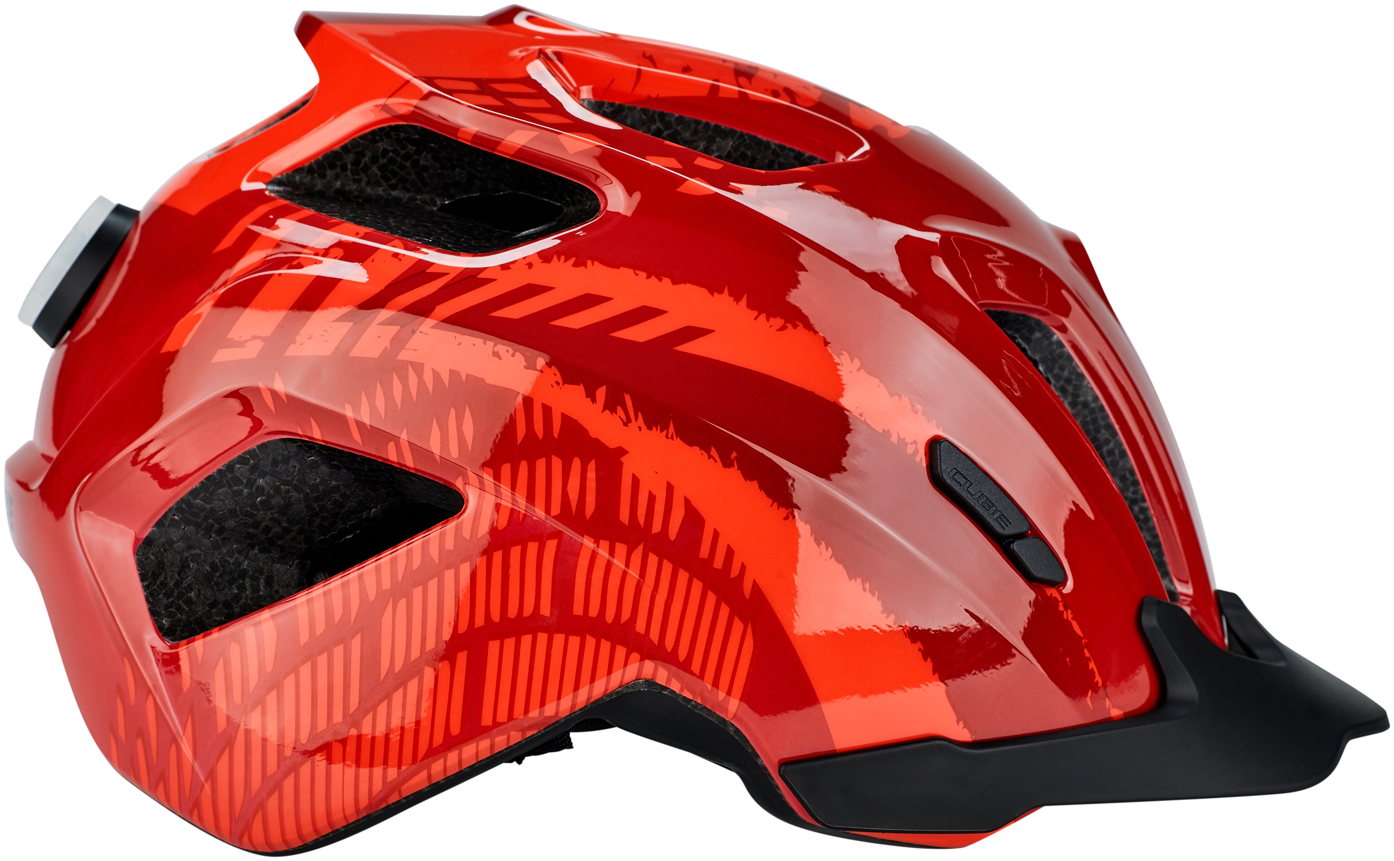 Casque CUBE ANT enfants rouge splash