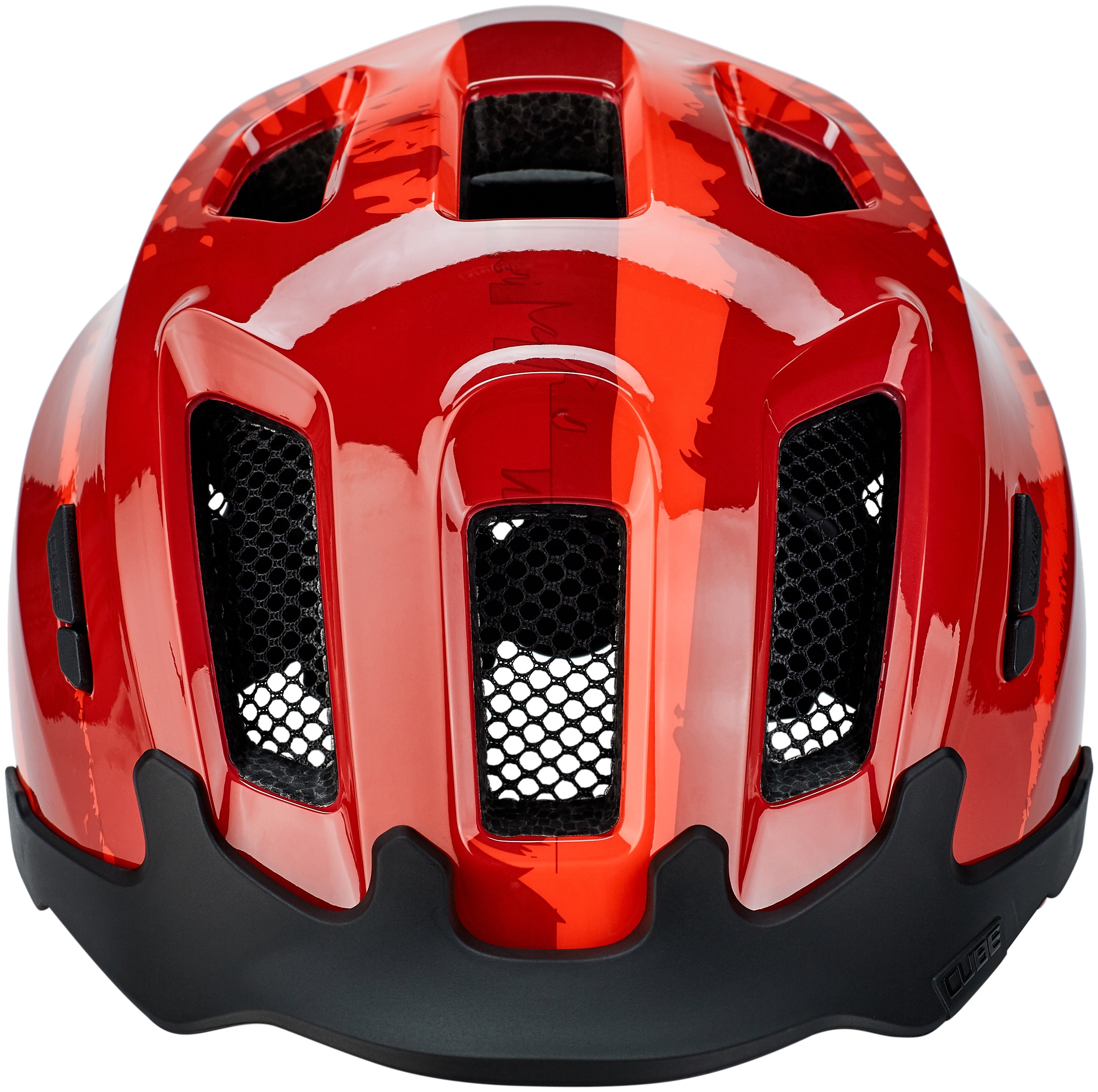 Casque CUBE ANT enfants rouge splash