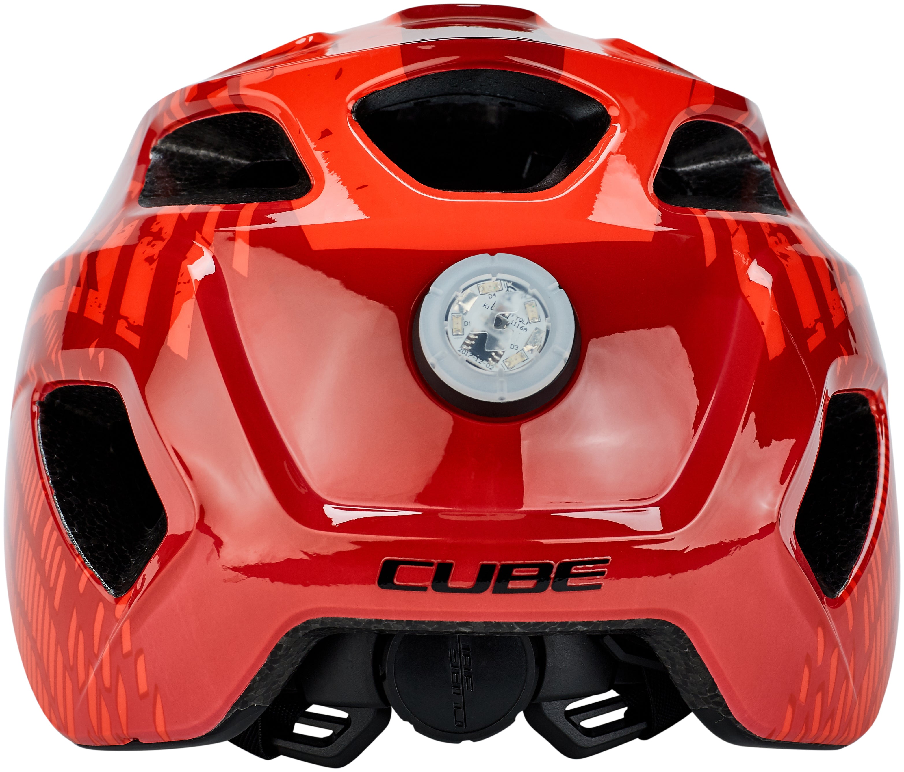 Casque CUBE ANT enfants rouge splash