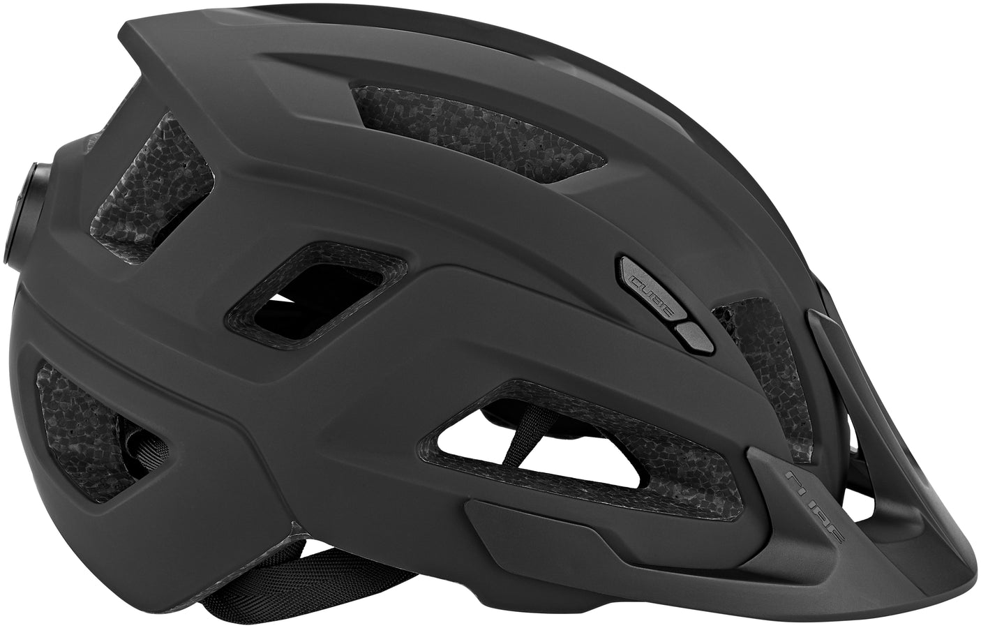 Casque CUBE STEEP noir mat