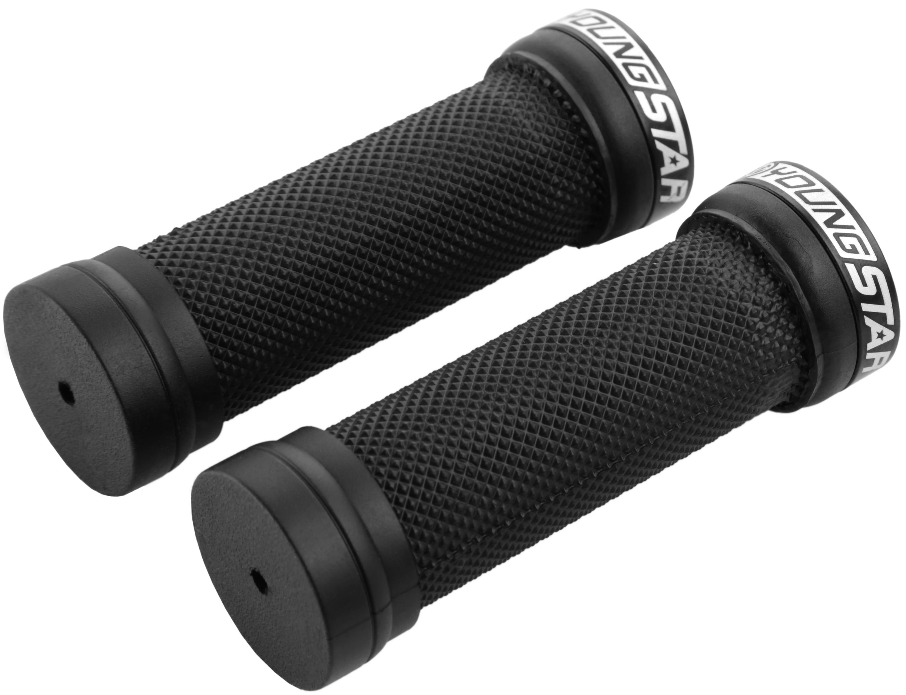 Reverse Youngstar Single Lock-On Grips Ø28mm 98mm enfants noir