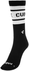 CUBE Chaussettes After Race High Cut noir et blanc