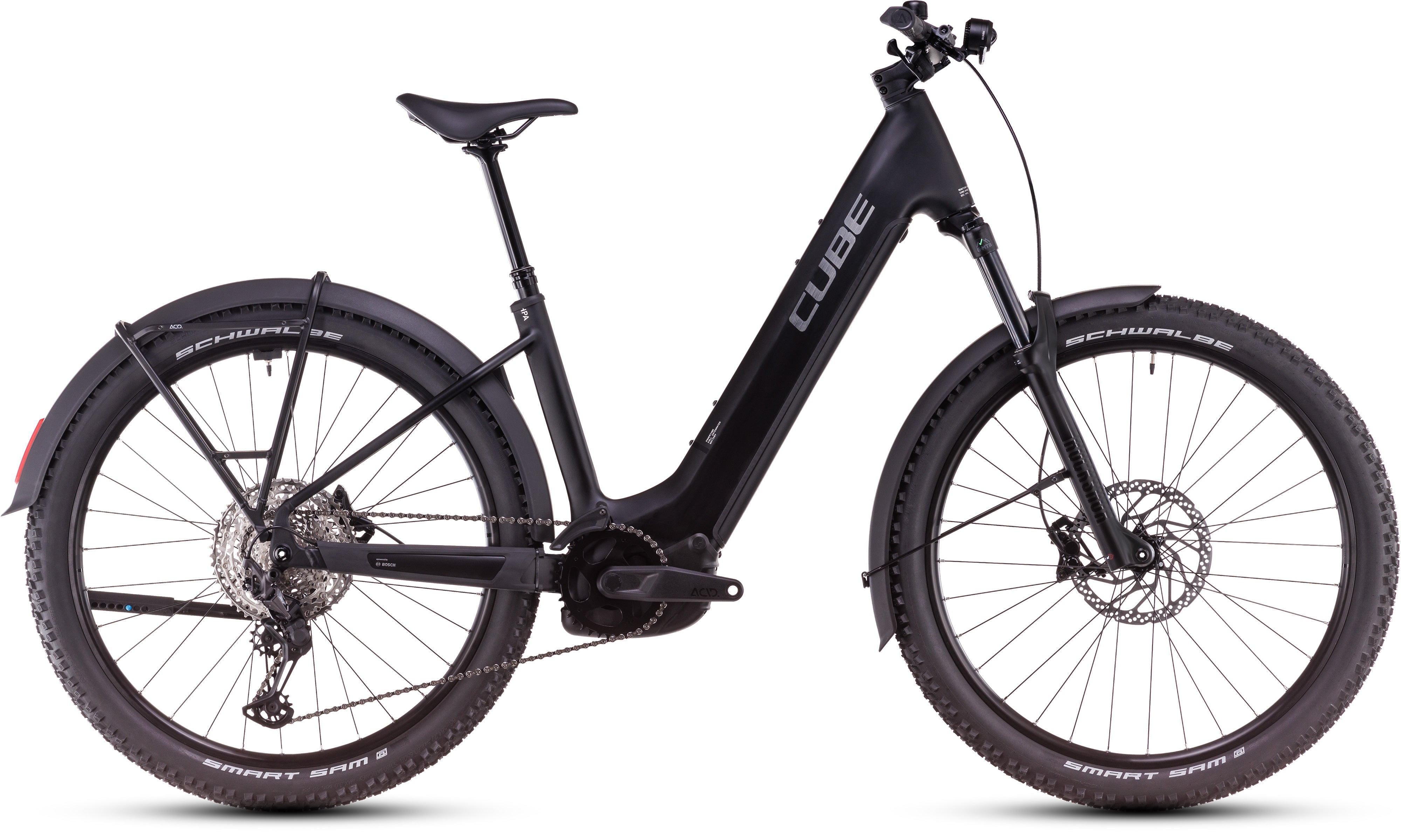 Cube Reaction Hybrid Race 800 Allroad Easy Entry noir et métal (2025)