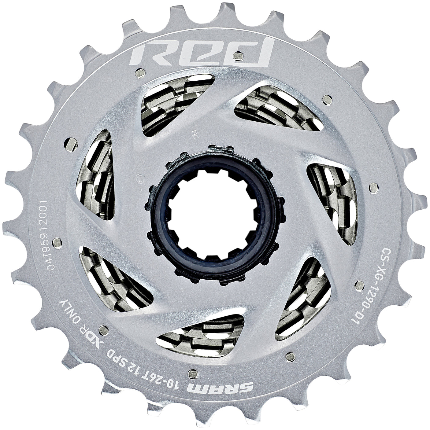 Cassette SRAM RED XG-1290 12 vitesses argent