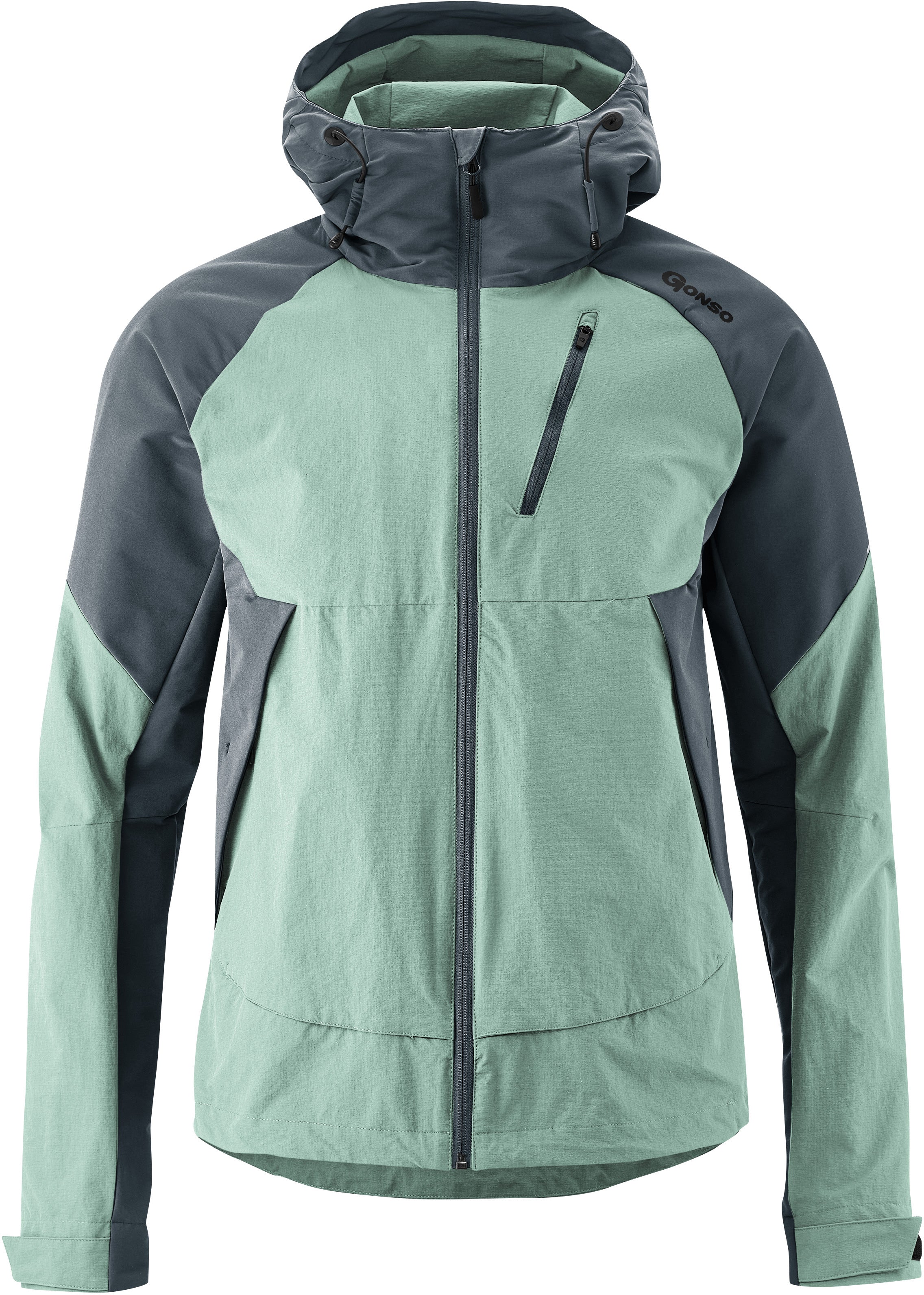 Gonso Paganella veste de cyclisme homme vert/gris