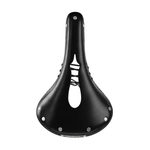 Selle Brooks B17 en cuir sculpté pour hommes, noir