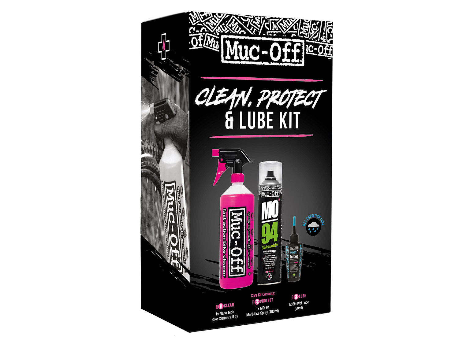 Kit lubrifiant Wash Protect Muc-Off