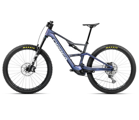 Orbea RISE LT M20 420W Tanzanite Carbon View - Carbone Brut