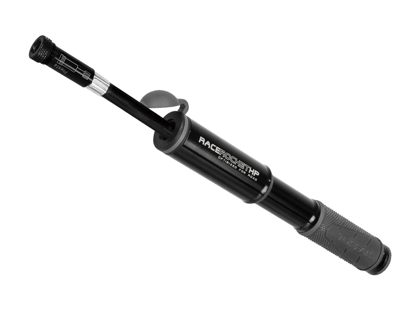 Mini-pompe Topeak RaceRocket HP, noir/argent