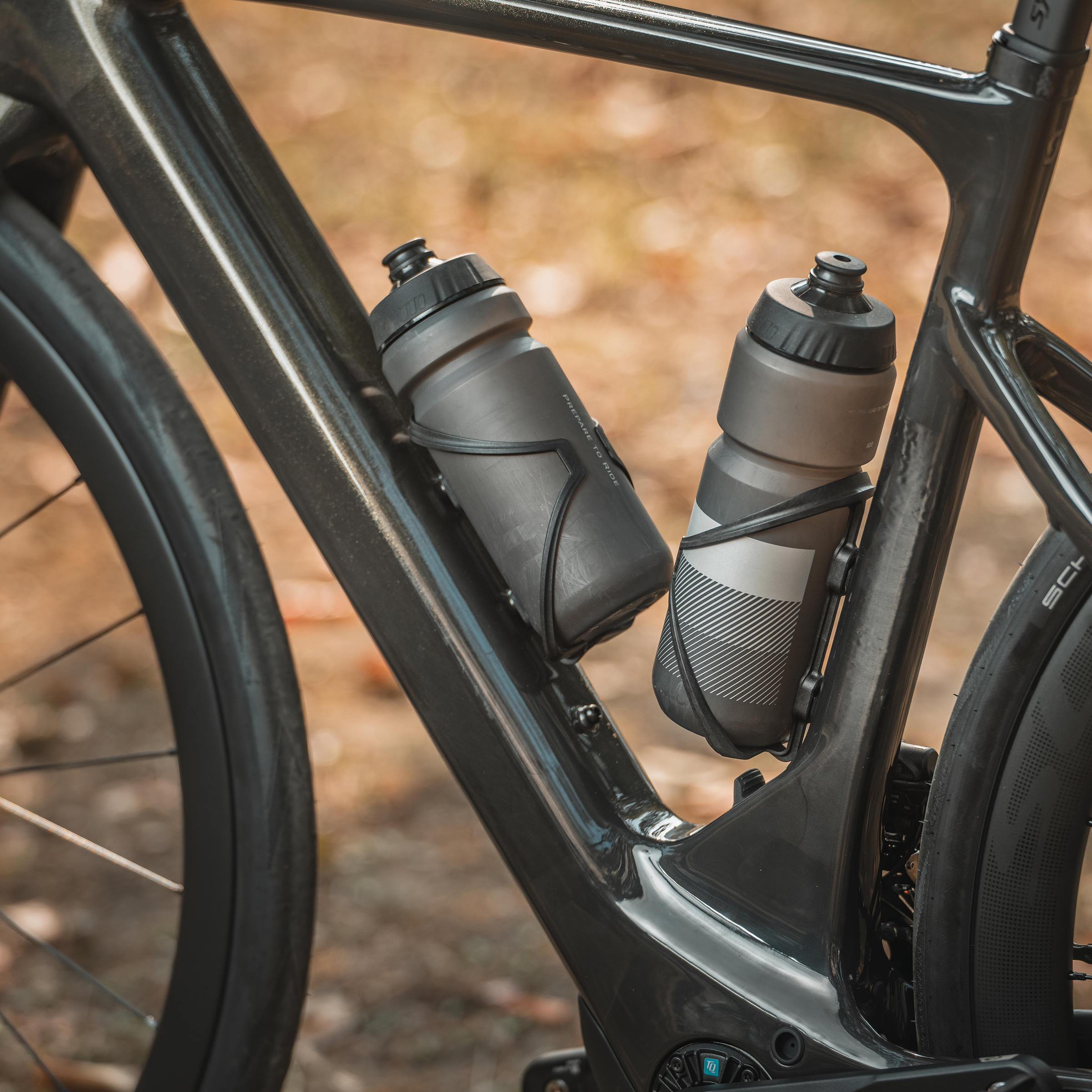 Topeak Fezā Cage V1 Renforcer Carbone, Noir