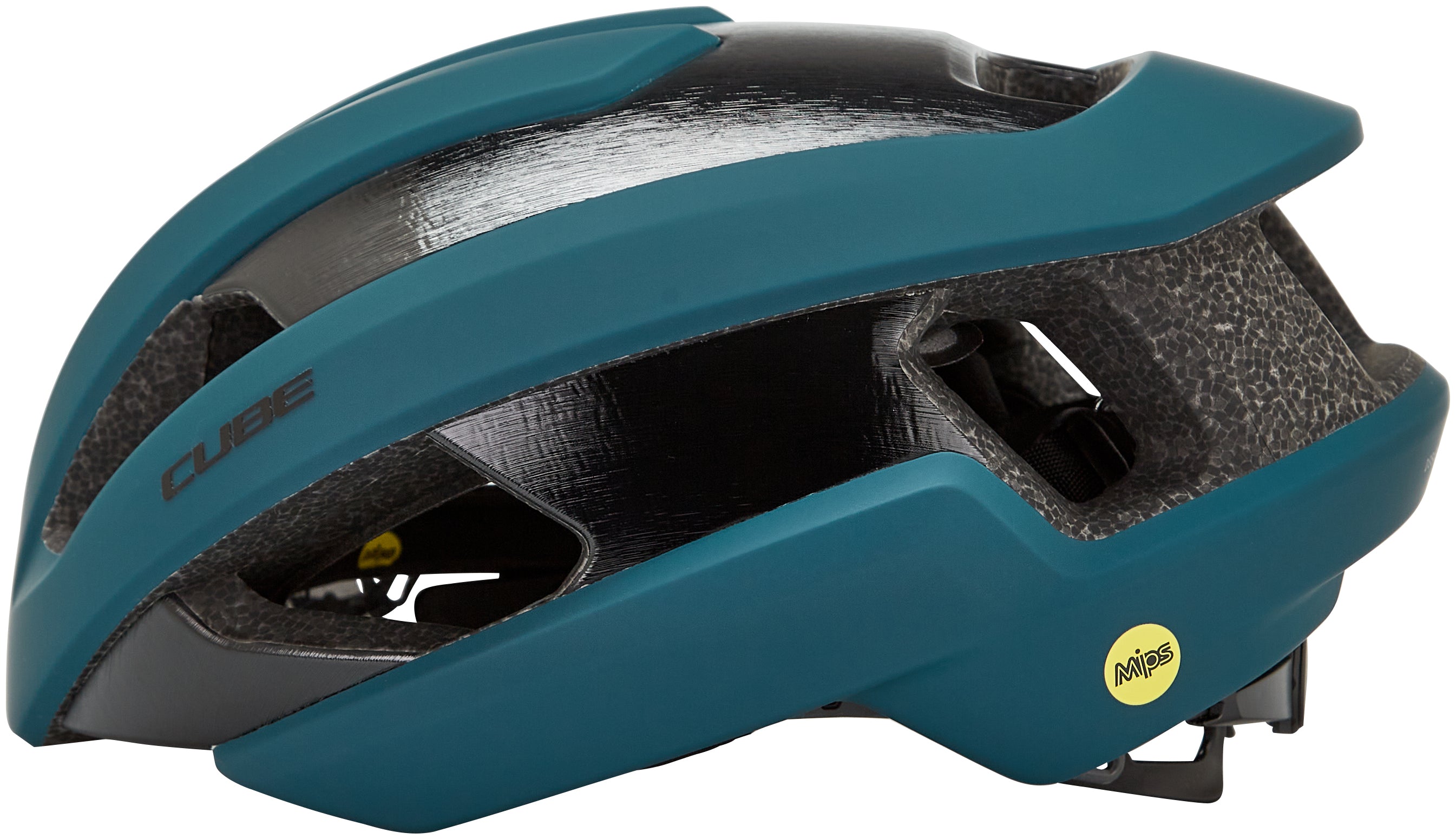 Casque de vélo route Cube Heron bleu