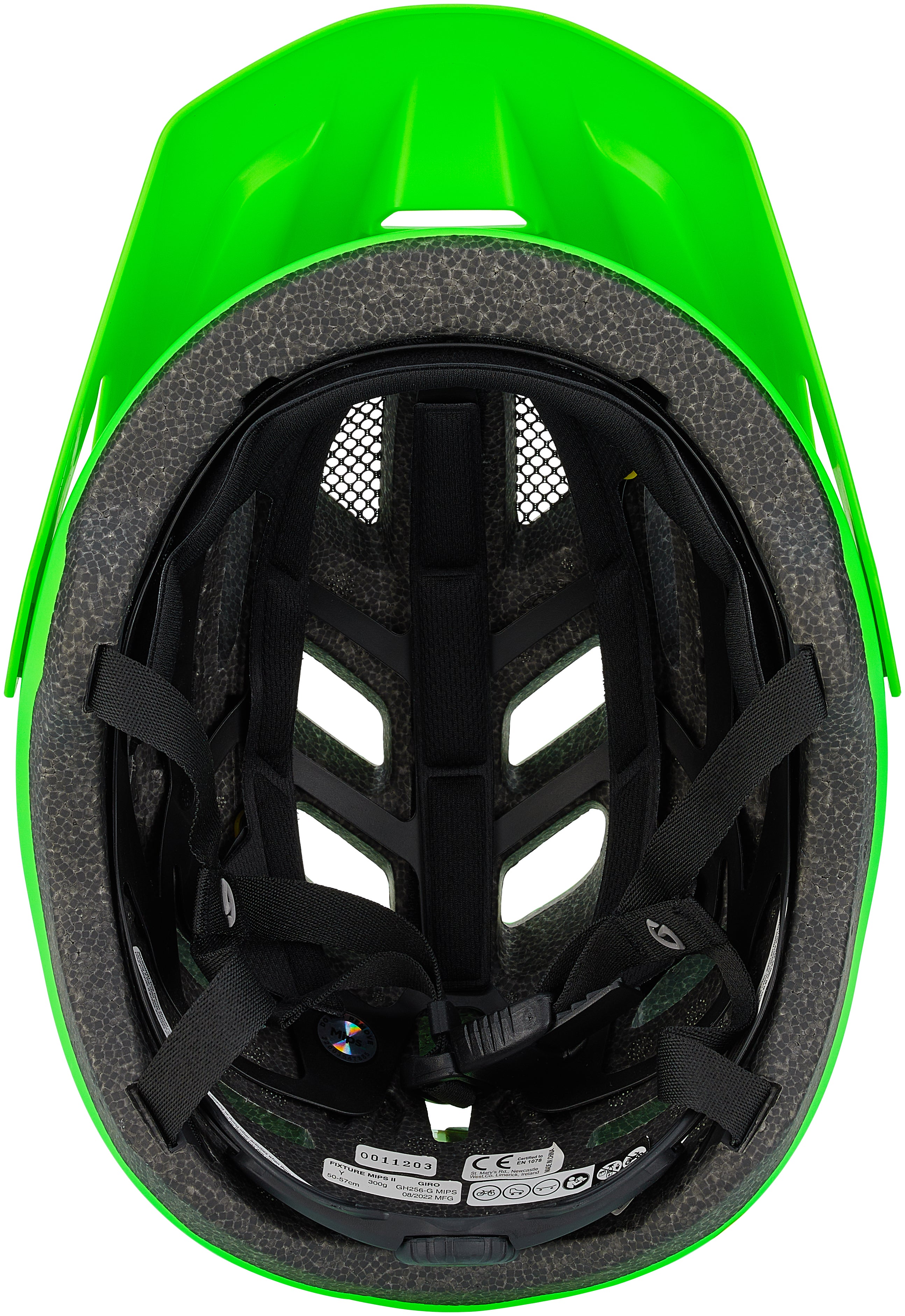 Giro Fixture II Y Helm matte bright green