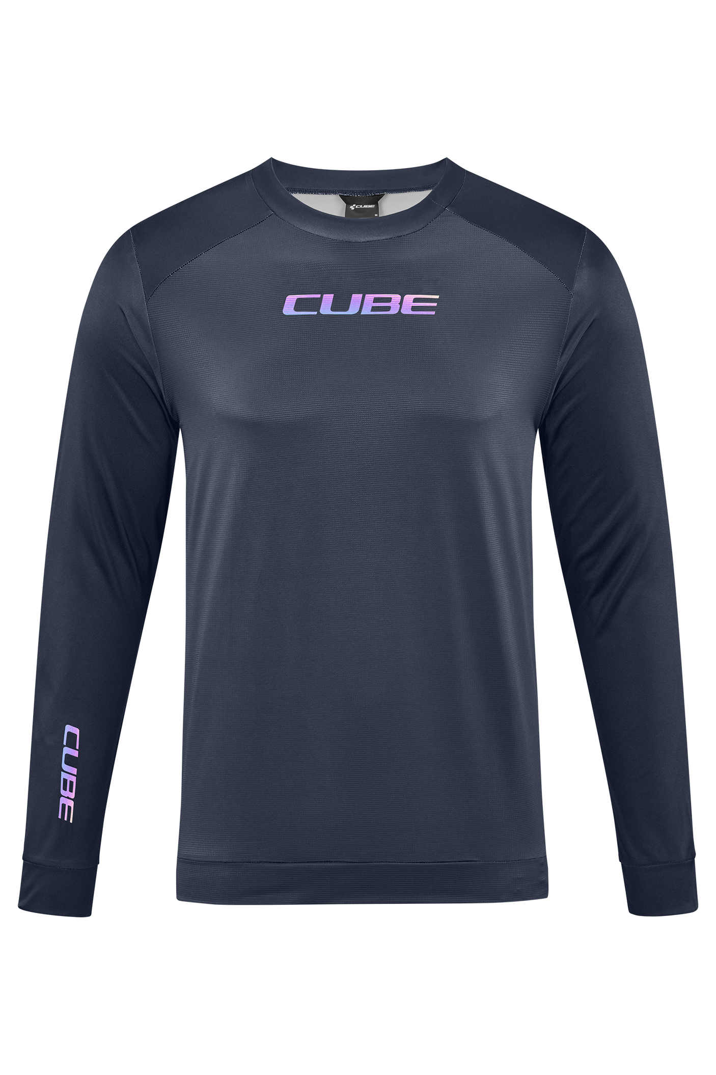 CUBE ATX maillot col rond manches longues noir homme