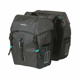 Basil Discovery 365D sac porte-bagages double M 18l noir/turquoise