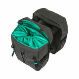 Basil Discovery 365D sac porte-bagages double M 18l noir/turquoise