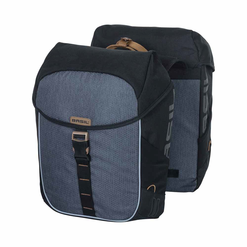 Basil Miles sac porte-bagages double 34l bleu/noir