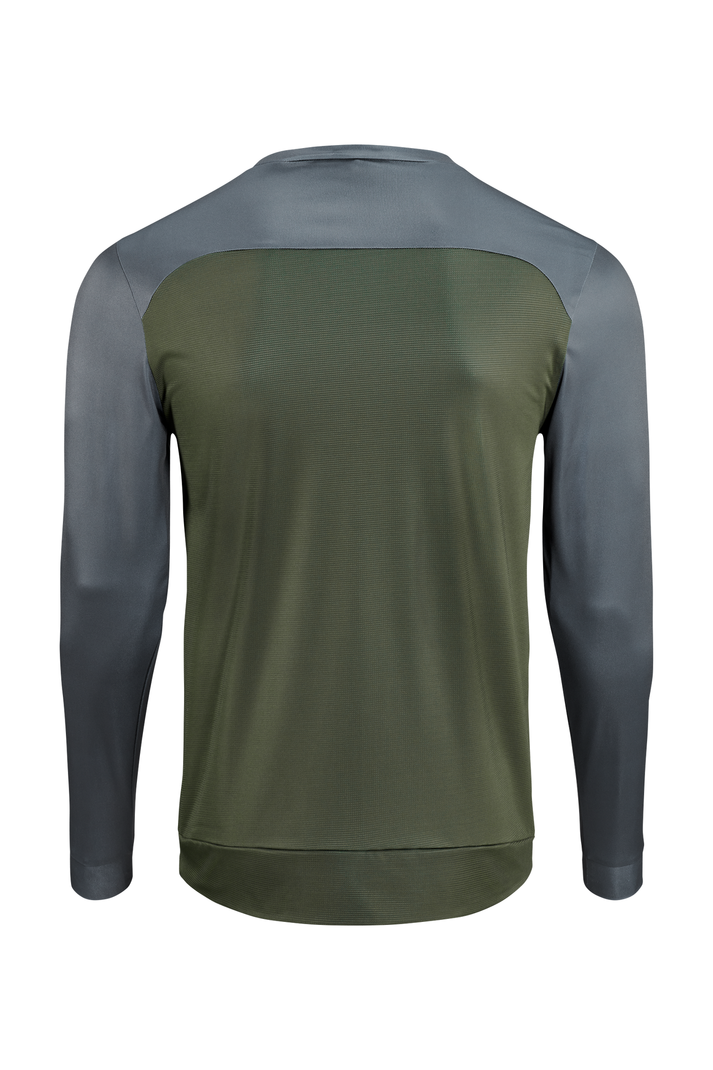 CUBE ATX maillot col rond TM manches longues olive´n´grey homme