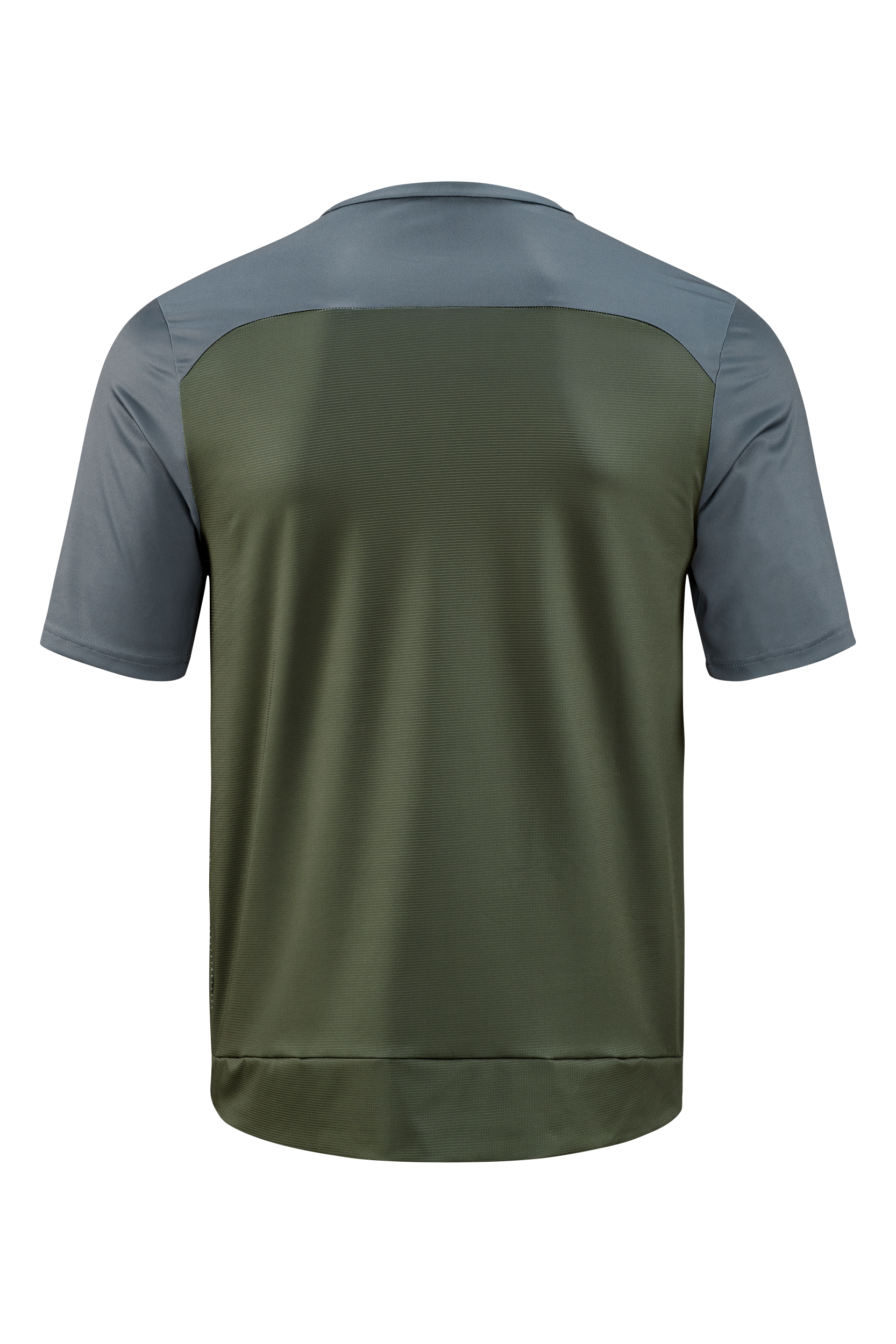 CUBE ATX maillot ras du cou TM manches courtes olive´n´grey homme