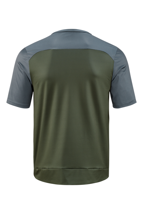 CUBE ATX maillot col rond TM manches courtes olive'n'grey