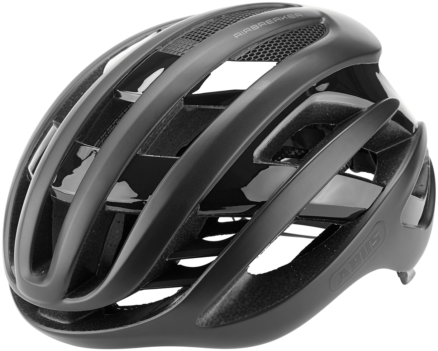 Casque ABUS Airbreaker Road velours noir