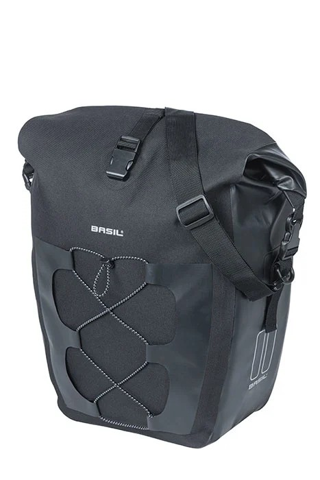 Basil Navigator Sac porte-bagages étanche 25-31l noir